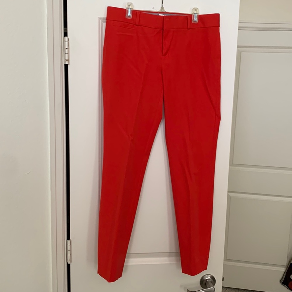 Banana republic - Sloan Fit Slim Ankle Pant Size 4 Red- new with tags NWT